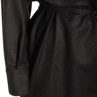 Brunello Cucinelli Wrap-effect Midi Shirt Dress