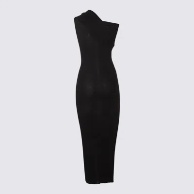 Rick Owens Dresses Blacks And Greys In Black