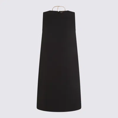 Twinset Sleeveless Mini Dress In Black