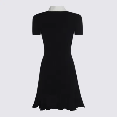 Self-portrait Collared Button-detail Mini Dress