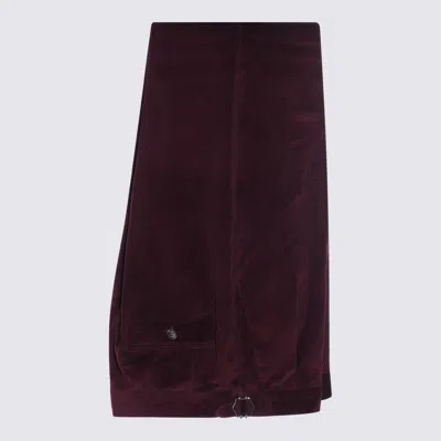 Brunello Cucinelli Velvet Double-breasted Suit Button Detailing In Multi