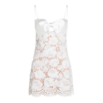 Self-portrait Dresses Light And Natural In White