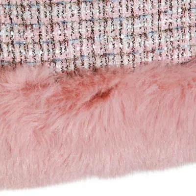 Self-portrait Embellished Fur-trimmed Dress