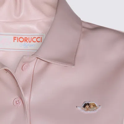 Fiorucci Angel-embellished Polo Dress In Pink