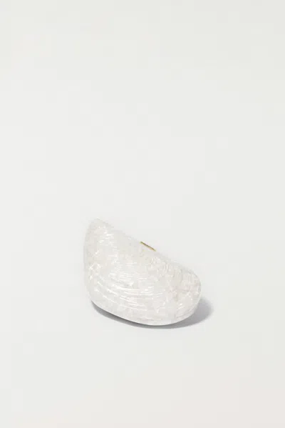 Simkhai Women's Bridget Pearl Oyster Clutch In Ivory In White