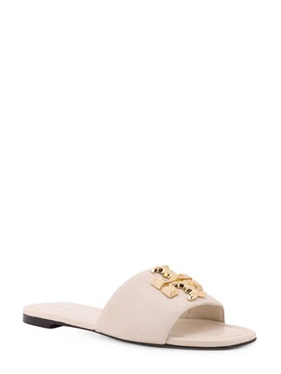 Tory Burch Eleanor Leather Flat Slides