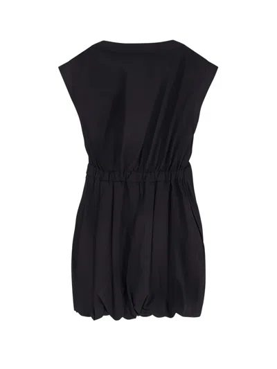 Pinko Elliot Cotton Dress In Black