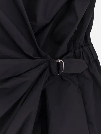 Pinko Elliot Cotton Dress In Black