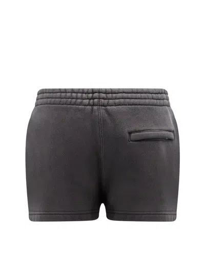 Alexander Wang Essential Terry Shorts With Logo In Black