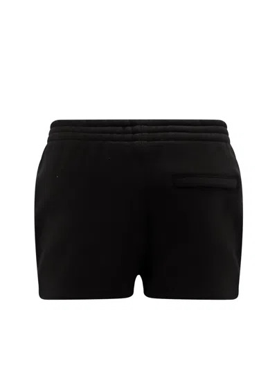 Alexander Wang Essential Terry Shorts With Logo In Black