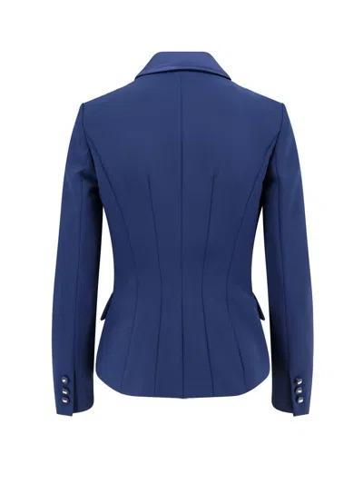 Elisabetta Franchi Double-breasted Blazer In Blue