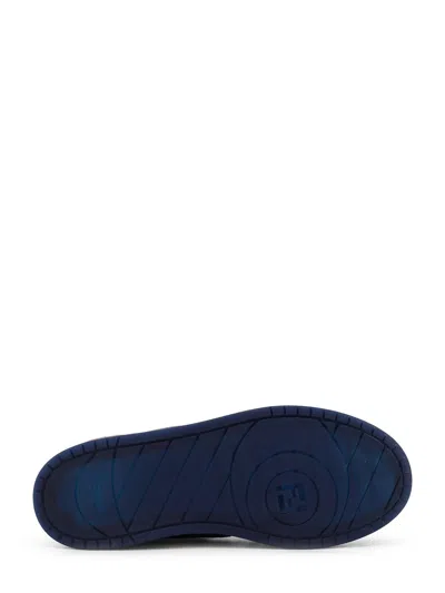 Fendi Match Denim Ff Embossed Sneakers Blue