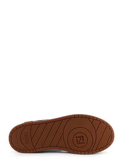 Fendi Match Leather And Suede Low Top Sneakers Shoes
