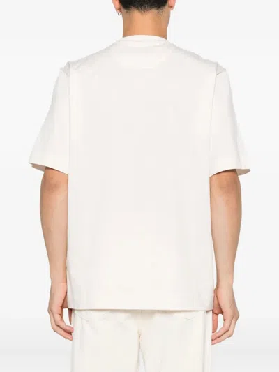 Fendi Roma 1925 Print Cotton T-shirt Clothing In White