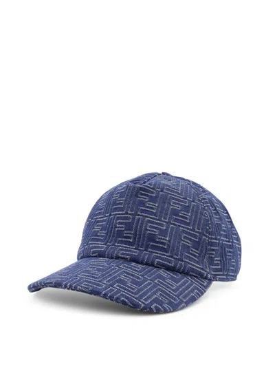 Fendi Ff Jacquard Baseball Cap