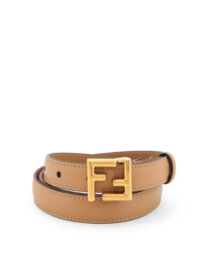 Fendi Ff Leather Belt