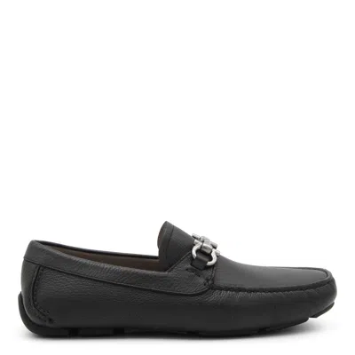 Ferragamo Flat Shoes Blacks And Greys In Black