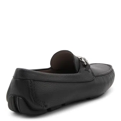 Ferragamo Flat Shoes Blacks And Greys In Black