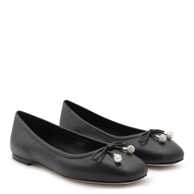 Jimmy Choo Flat Shoes Blacks And Greys In Black