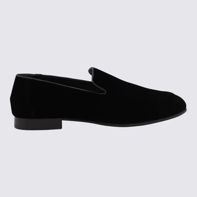 Canali Flat Shoes Blacks And Greys In Black