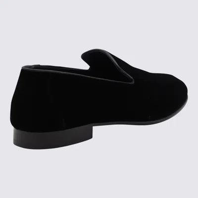 Canali Flat Shoes Blacks And Greys In Black