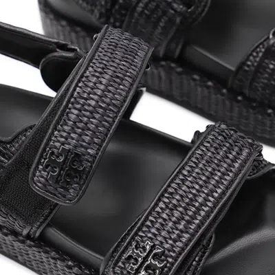 Tory Burch Flat Shoes Blacks And Greys In Black