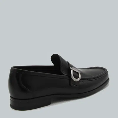 Ferragamo Flat Shoes Blacks And Greys In Black