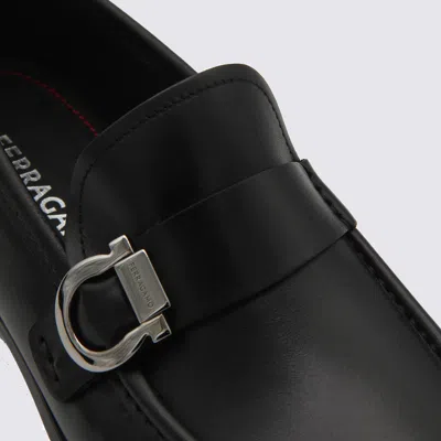 Ferragamo Flat Shoes Blacks And Greys In Black