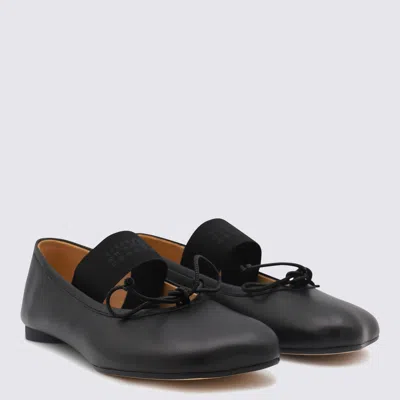 Mm6 Maison Margiela Mm6 By Maison Margiela Anatomic' Ballet Flats In Black