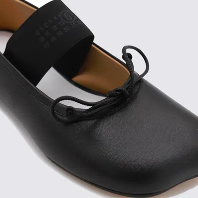 Mm6 Maison Margiela Mm6 By Maison Margiela Anatomic' Ballet Flats In Black