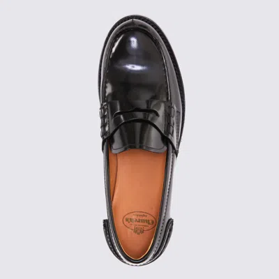 Church's Leather Pembrey Penny Loafers In Black