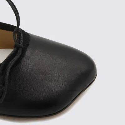 Mm6 Maison Margiela Mm6 By Maison Margiela Anatomiche Ballet Flats In Black