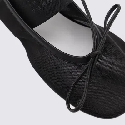 Mm6 Maison Margiela Mm6 By Maison Margiela Anatomic Numeric Ballerinas In Black