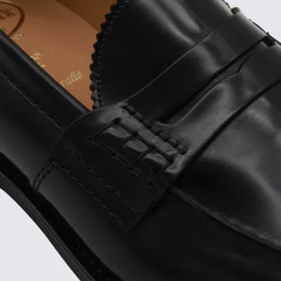 Church's Penny Strap Loafers With Round Toe Stitching In Purple