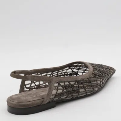 Brunello Cucinelli Flat Shoes Brown In Brown