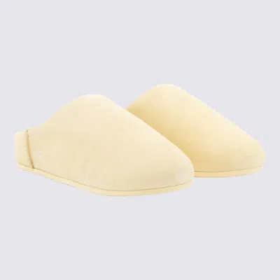 Ugg Elea Slip-on Cream Leather Slippers