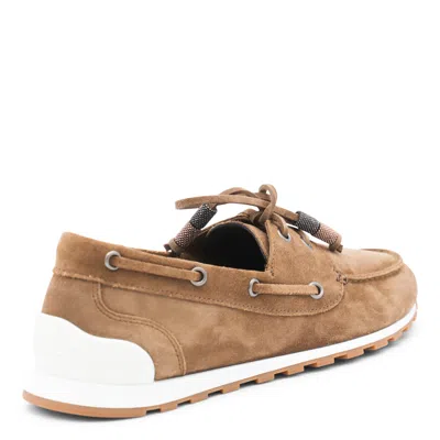 Brunello Cucinelli Flat Shoes Sesamo