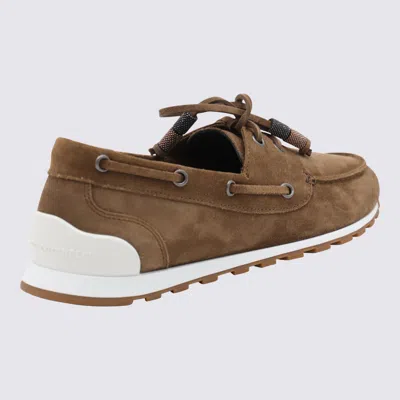 Brunello Cucinelli Flat Shoes Sesamo