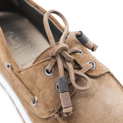 Brunello Cucinelli Flat Shoes Sesamo