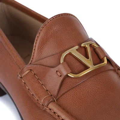 Valentino Garavani Vlogo Signature Loafer In Brown