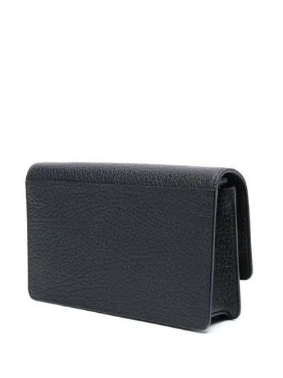 Maison Margiela Four-stitch Leather Wallet-on-chain