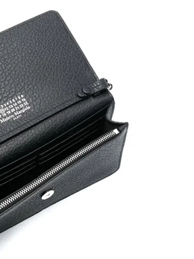 Maison Margiela Four-stitch Leather Wallet-on-chain