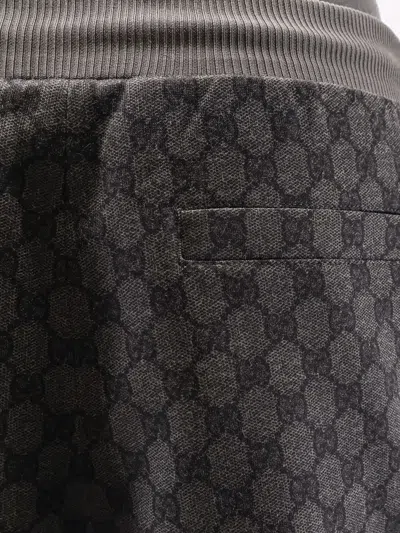 Gucci Comfortable Shorts With Elastic Waistband And Pockets In Gray