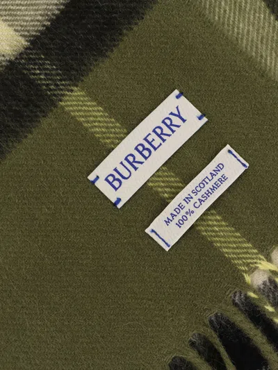 Burberry Sciarpa Giant Check In Cashmere