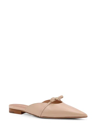 Ferragamo Giulye Mini Bow Pointed Flat Mules