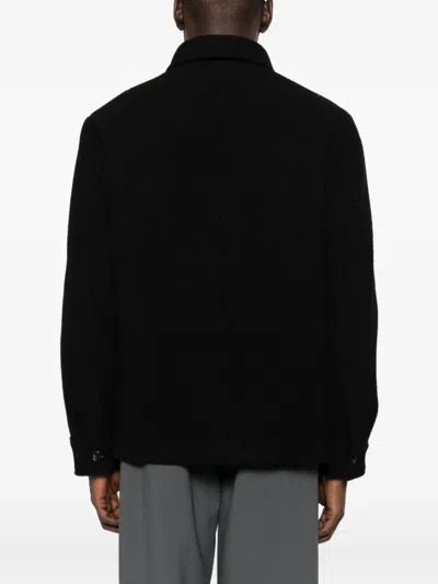 Apc Patch-pocket Button-front Shirt In Black