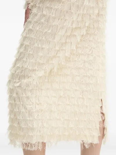 Day Birger Et Mikkelsen Slit Midi Skirt In Neutral