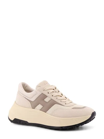 Hogan H669 Mesh And Suede Sneakers