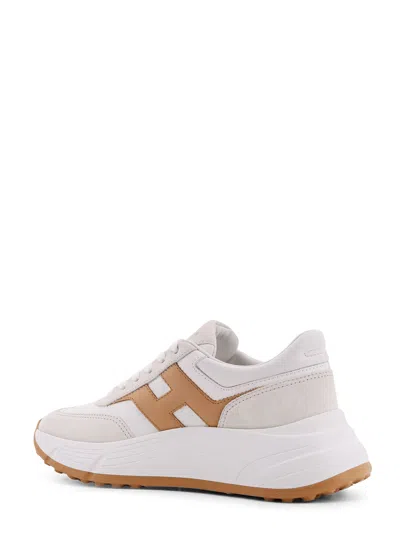 Hogan H669 Leather Sneakers With Oversize Sole