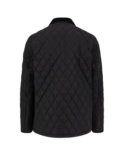 Burberry Haddington Quilted And Padded Jacket In Black